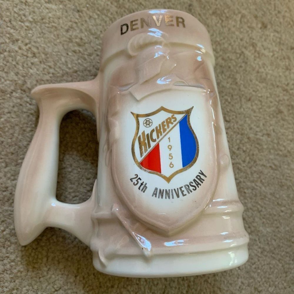 Denver Kickers Soccer 1956 25th Anniversary Stein